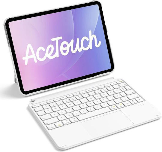 Inateck Ace Touch Keyboard Case Ipad 11"/10 9" Qwertz Rgb White