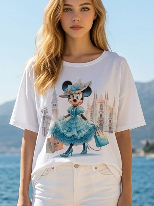 Γυναικείο T-shirt Λευκό
