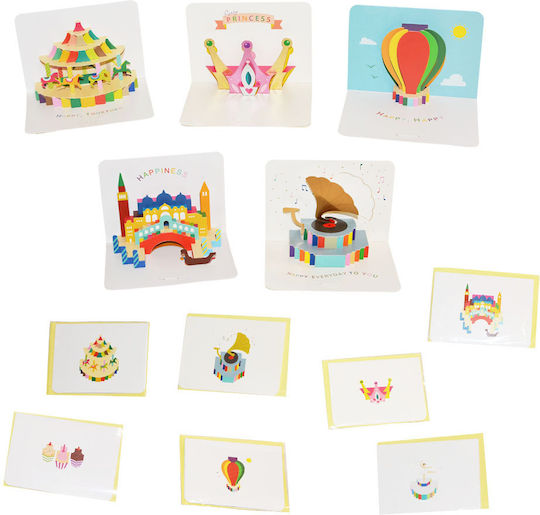 Grußkarten 3D Pop Up Umschlag 14,5×10,5cm