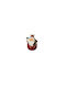 Hanging Ceramic Ornament Magnet 6 Designs 8x5.5x1.5 cm