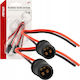 2x W5w T10 Bulb Holder Socket Plug Connector