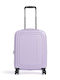 Mandarina Duck Logoduck+ Cabin Hard Travel Suitcase Digital Pink with 4 Wheels Height 55 cm