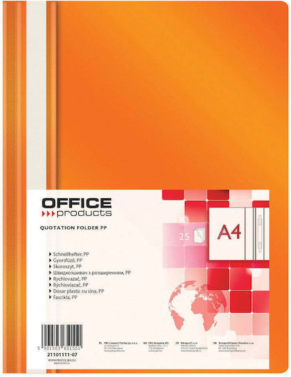 Office Products Папка Файл С Доклад А4 Оранжева