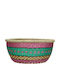 Zaros Bol Decorativ Din Rattan Multicolor 30x30cm