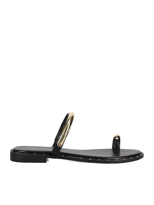 Migato Migato Damen Flache Schwarze Sandalen