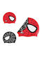 Turbo Black Spidey Eyes Double Sided Silicone Swimming Cap Turbo Red
