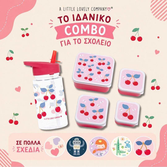 A Little Lovely Company Παιδικό Παγούρι Πλαστικό
