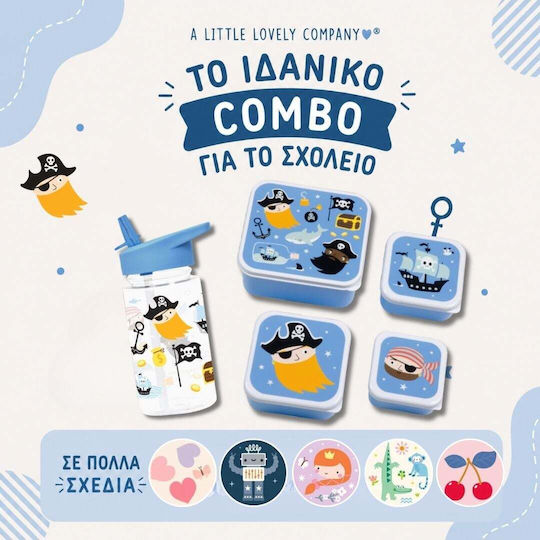 A Little Lovely Company Παιδικό Παγούρι Πειρατές Πλαστικό