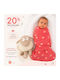 Offer Swaddle Blanket Blisssnug Lovely Apples Pink & Ewan Deluxe Sheep Sleep Aid