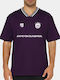 Sportliches Kurzarm T-Shirt Lila