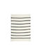 Mamas & Papas Nursery Swaddling Blanket Stripe Knitted White 70x90cm