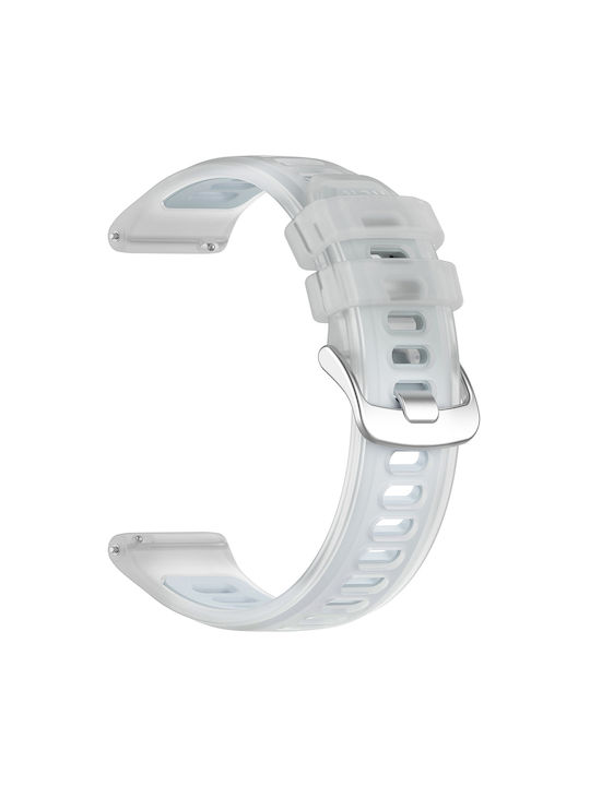 Λουράκι Σιλικόνης Semi-transperent Pattern Amazfit Gtr 4 46mm Ice Blue