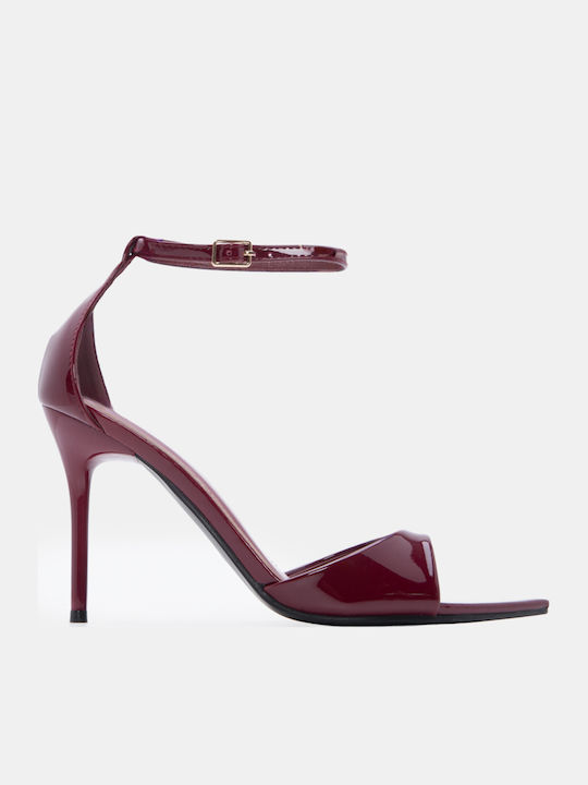 Luigi Sandale Elegante Damă Burgundia