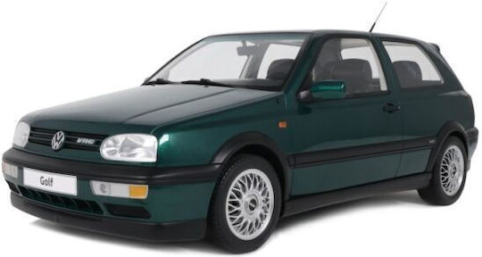 Model Mașină Machetă Volkswagen Golf III VR6 Carat Dragon Verde 1992 Scara 1:12 Otto Models G099
