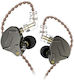 KZ Ακουστικά Ψείρες In Ear Zsn Pro No Mic Διάφανα