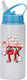Бутилка Six-seven 600ml Бял Светлосин Капак