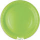 Paper Dessert Plates Green 25 Pieces