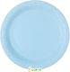 Blue Paper Dessert Plates 25 Pieces