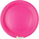 Pink Dessert Paper Plates 25 Pieces