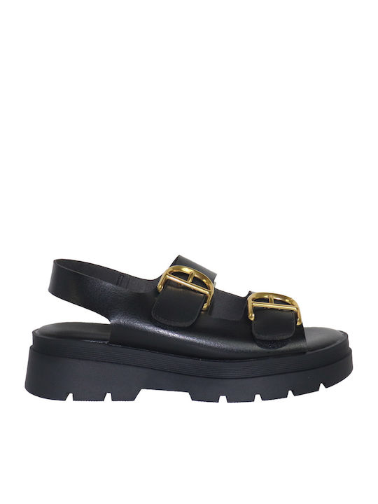Дамски Сандали Flatforms Черни