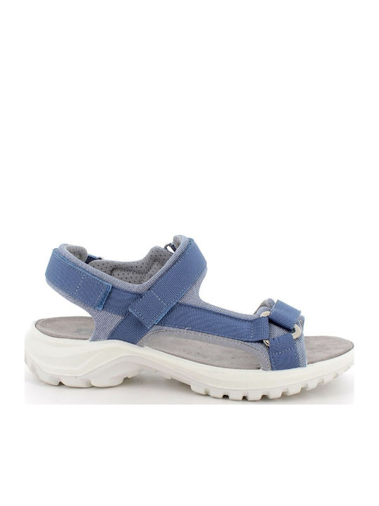 Imac Leather Women's Anatomic Blue Sandals