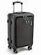 Ankor Cabin Hard Travel Suitcase Anthracite with 4 Wheels Height 55 cm