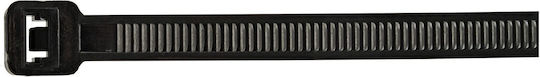Tork Plastic Cable Ties 150mm in Black Colour (100 pcs) 038.BLK.25W.0150