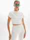 Γυναικείο Crop Top White