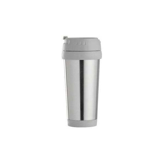 Espiel Day Thermos Glass Stainless Steel 450ml Light Grey