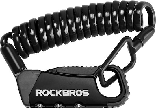 Rockbros Fahrradschloss Zusammenklappbar mit Kombination / mit Schlüssel Schwarze