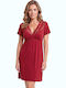Donna Summer Women's Burgundy Nightgown