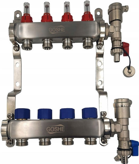 Колектор от неръждаема стомана Inox 5 кръга Goshe