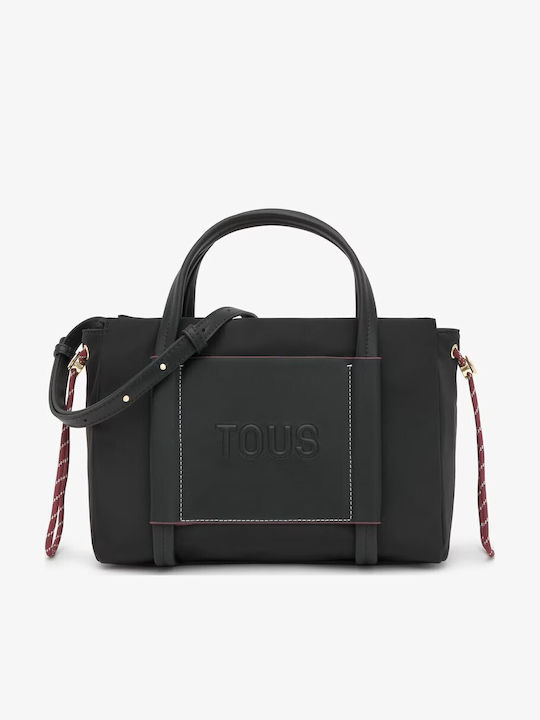 Tous City Empire Soft Women's Shoulder Bag Black