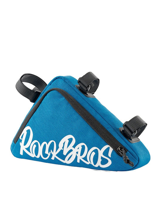 Rockbros Geantă pentru cadru de bicicletă 1.4lt Albastră