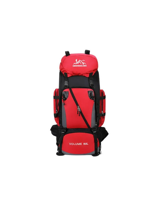 Туристическа раница 90 л Червена Expedition