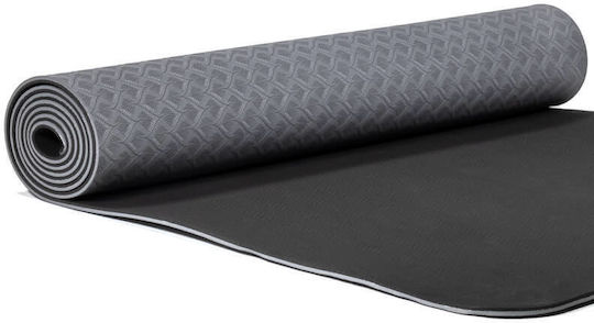 Yogi & Yogini Στρώμα Γυμναστικής Yoga Γκρι (183x61cm)