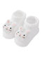 3d Niedliche Baumwollsocken Mit Hasenfigur – Weiß