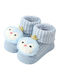 3D Cute Socks Penguin Figure Light Blue