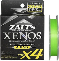 Fishing Filament Zalt’s Xenos X4 Hi Sensor Ajing 150m 0.094mm Pe#0.3