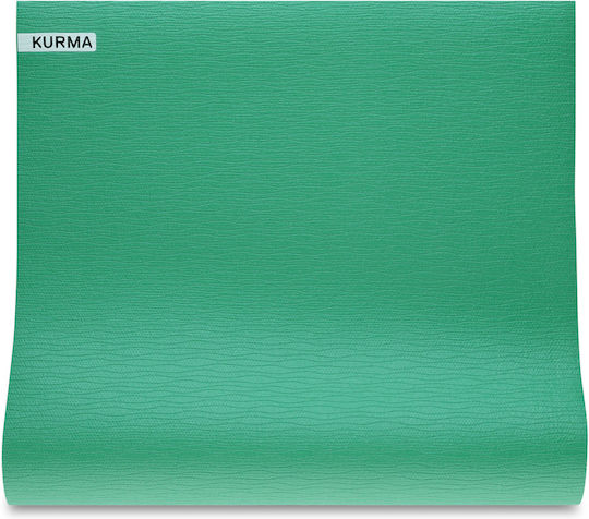 Kurma Матрак За Фитнес Йога Зелен 185x60см
