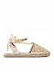Damen Espadrilles in Gold Farbe