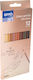 Coloured Pencils 3mm Spree 12 Colours Skin Tones