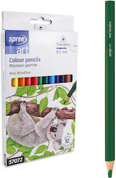 Art Ξυλομπογιες Jumbo Spree Woodfree 12 Χρωματων Art Ξυλομπογιες Jumbo Spree Woodfree 12 Χρωματων