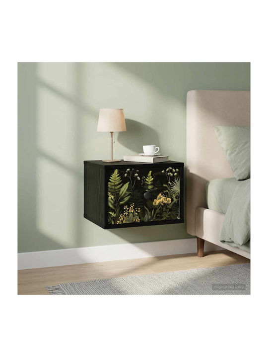 Wooden Black Bedside Table 36x33x25cm