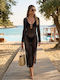 Lingerie Boutique Women's Black Beach Dress