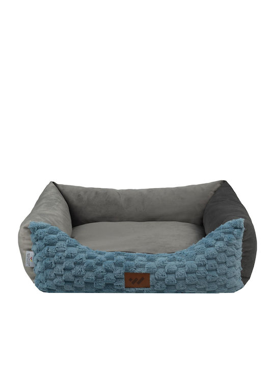 Woofmoda Καναπές Κρεβάτι Σκύλου Γαλάζιος 63x54εκ.