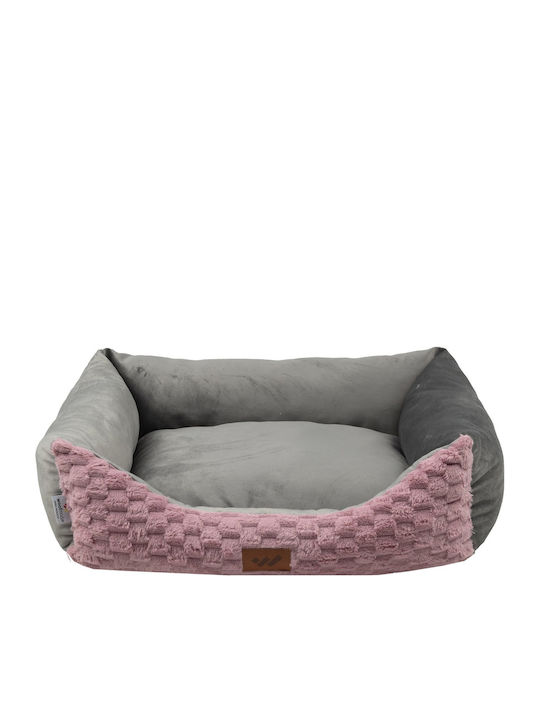 Woofmoda Καναπές Κρεβάτι Σκύλου Ροζ 63x54εκ.