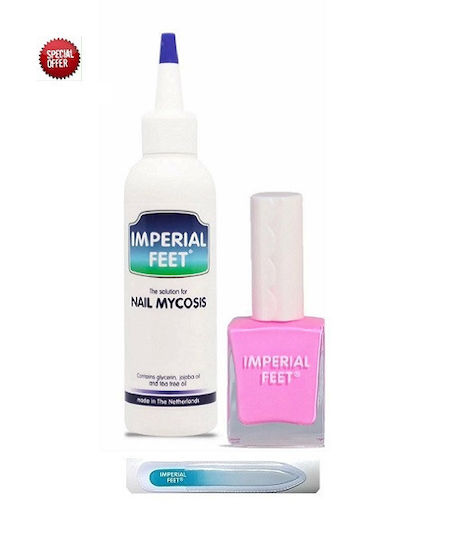 Imperial Feet Nail Mykose & Pilz Nagellack Drops für Mykose der Nägel Rosa 2 Stück