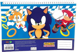 Gim Zeichenblöcke A4 Spiral 30 Stück Sonic Clas...