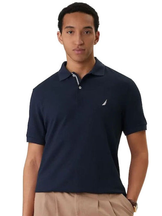 Nautica Polo Μπλούζα Κοντομάνικη Μπλέ Navy